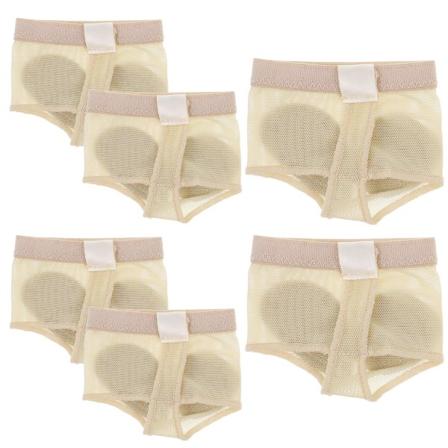 3 Paria Baletin ja Vatsatanssin Suojaavia Varpaiden Tyynyjä - Koko L (Beige) L