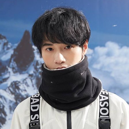 Halsvarmer til mænd - Allround halsvarmer til efterår og vinter i strik