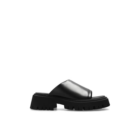 Balenciaga Tractor slides Sort, Herre Sandaler, Størrelse: 44 EU