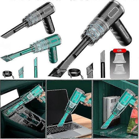 29000pa Støvsuger Mini Kraftig Trådløs Våt & Tørr Bil Håndholdt Hjem Dyr