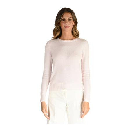 Allude Round-neck Strik Pink, Dame Striktrøjer