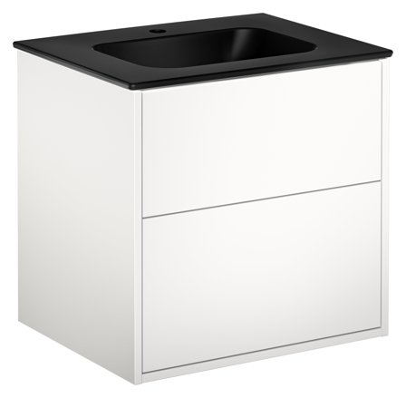 Gustavsberg Artic Underskab hvid, 60 cm, med håndvask, Badeværelse