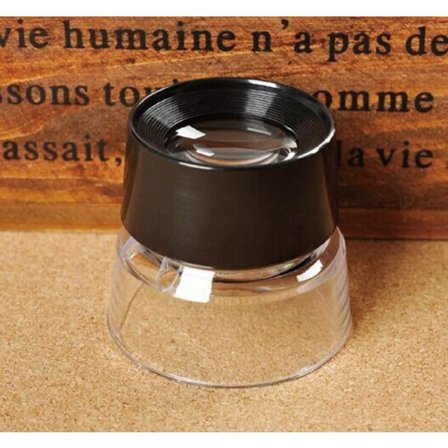 LumiLoupe förstoringsglas med stativ 10x förstoring, ZQKLA