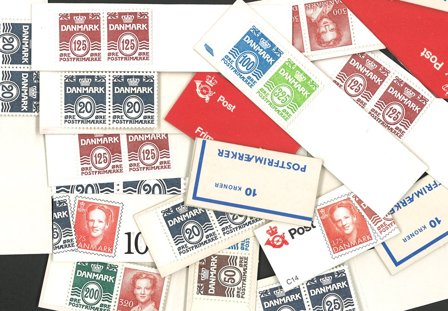 Danmark 1983-1996 - 10 kr. automathæfter - AFA 1-9, C1-17 - Postfrisk