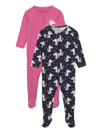 Nbfdidina 2P Nightsuit W/F Patterned Name It