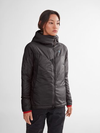 Klättermusen Alv Hoodie w zip Women's - Raven - M