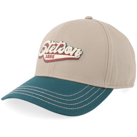Stetson - Svart adjustable Keps - Baseball Cap Retro Grey/Petrol Adjustable @ Hatstore