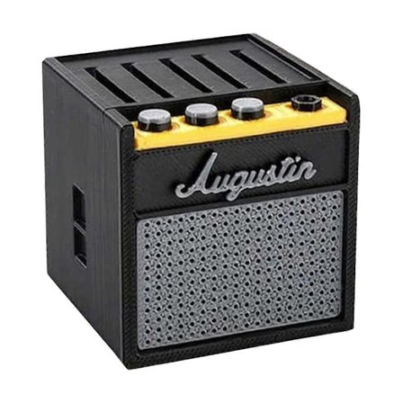 Guitar Plektre Holder Plektrum Holder Guitar Forstærker Højttaler Plekter Holder Retro Guitar Forstærker Model til Musikere Guitarspillere