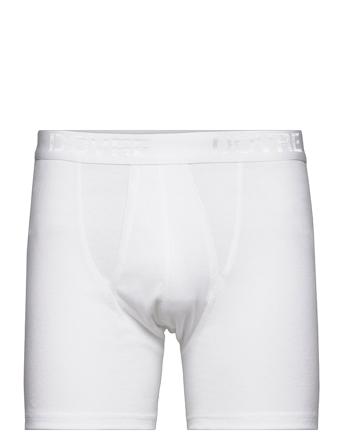 Benklæde M/Kort Ben Og Gylp Boksershorts Hvit Dovre