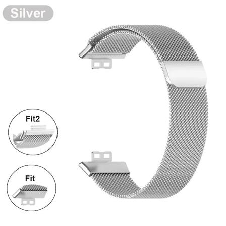 Metallbånd for Huawei Watch Fit/Fit 2 Rem med Fall TPU Skjermbeskytter Klokken Passer Armbånd Milanese Magnetisk Sløyfe Urbandet S Bånd Huawei Watch 