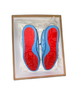 Blå Christian Louboutin sneakers