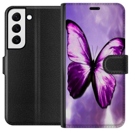 Yhteensopiva Lompakkokotelo Samsung Galaxy S22 5G Perhonen