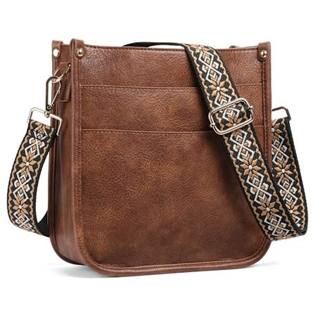 Stilfuld PU-taske til kvinder: Crossbody skuldertaske