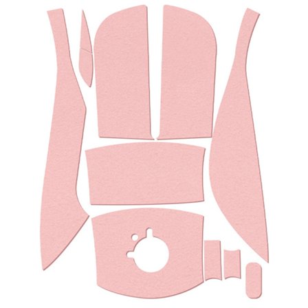 Muse Side Sticker Grip Tape til 106 Gaming Mouse Skin Præcis