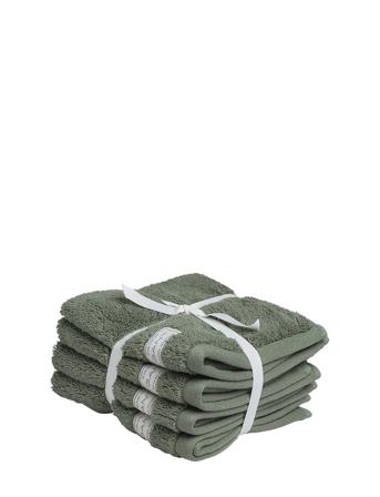 Premium Towel 30X30 4-Pack Home Textiles Bathroom Textiles Towels & Bath Towels Face Towels Grøn GANT