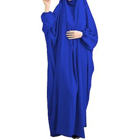 Ramadan Musliminaisten rukousmekko Hijab Abaya Khimar Jilbab Kaftan Islamilainen Burqa (TYYLI 7)