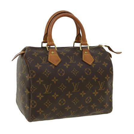 Louis Vuitton Vintage, Pre-owned Speedy 25 Monogram Handbag Bruin, Dames, Maat:ONE Size