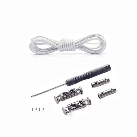 Metall Skosnörlås Utan Knytning La Skosnören Spänne [XJ]