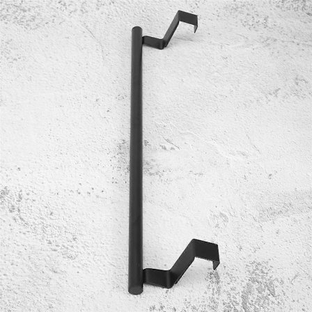 Handdukshängare för Dörr, Köksdukshållare, Handdukstork för Skåp, Svart 2-pack, för Hand, Disk