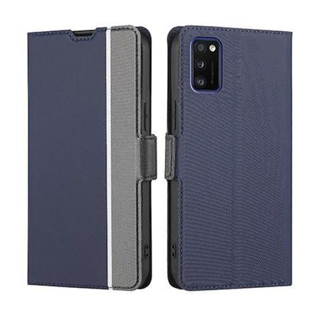 Til Samsung Galaxy A41 Twill Texture Side Button Lædertelefontaske