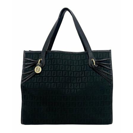 Fendi Vintage, Tote Bags Zwart, Dames, Maat:ONE Size