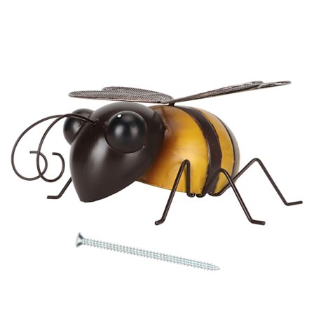 Biveggdekorasjon i robust metall med lyse farger og fine detaljer, utsøkt metallbiveggdekorasjon for familiehagekontor