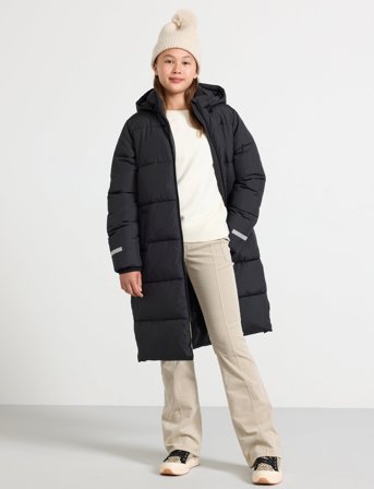 Lindex Vadderad Kappa - Black - 152