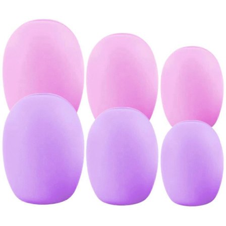 6 stk. Makeupbørste Beskyttelsescover Makeupbørste Beskyttere Blush Børste Beskyttere Makeupbørste Holdere