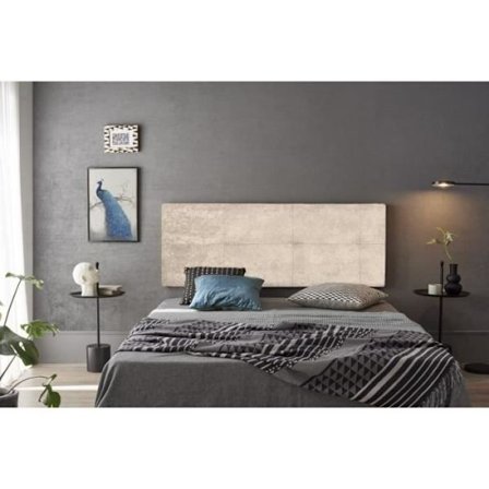 Cala Cala sänggavel i beige tyg 210