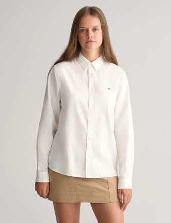 GANT Shield Oxford Bd Shirt - White - 176