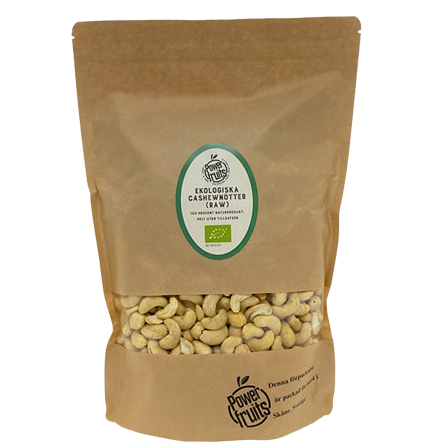 Powerfruits Økologiske Cashewnøtter 1kg