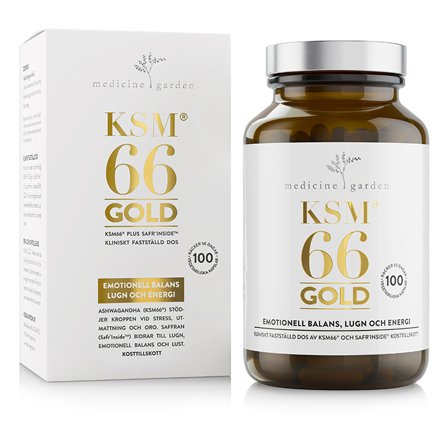 MedicineGarden KSM66 GOLD 100 EKO, 100 kapsler