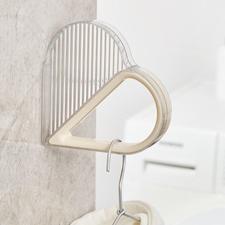 Badeværelse Bøjle Organizer Tøj Bøjle Rack TRANSPARENT