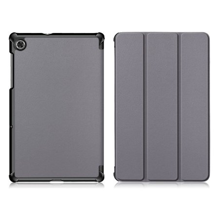 Lenovo Tab M10 HD Gen 2 tri-fold flipfodral i läder - Grå