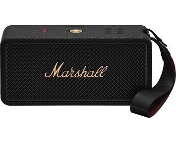 Marshall Middleton II - Black and Brass - Middleton II - Bærbar høyttaler med 30 timers spilletid