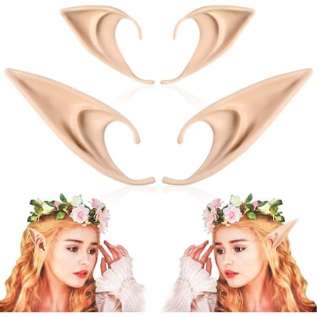 2 par älvöron, halloween elf vampyr älva öron, halloween