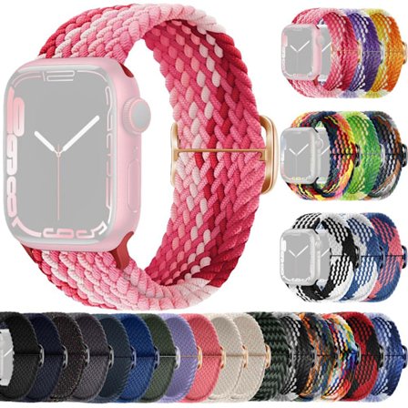SKALO Flettet Rem Apple Watch Series 1-3 38mm - Vælg farve