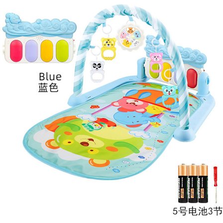 Gym lekmatta, sparka och spela piano gym med vattenmatta, mage