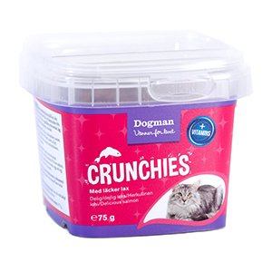 Dogman Fiskestykker med laks, 75g