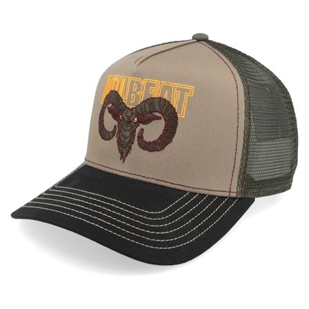 Lierys - Grå trucker Caps - Volbeat Heritage G.o.a.t. Grey/Olive/Black Trucker @ Hatstore