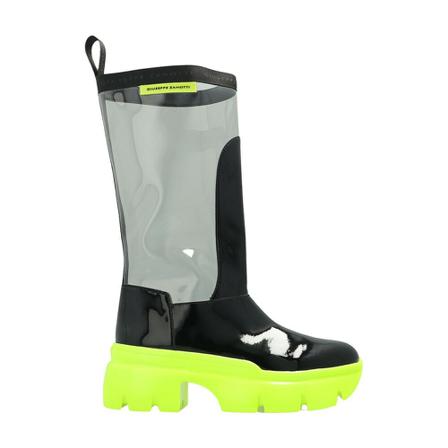 Giuseppe Zanotti Apocalypse Riot transparent Støvler Sort, Dame, Størrelse: 37 EU