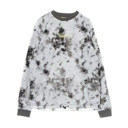Karl Kani lightweight crewneck Tröja small signature pixelprint crew grå, Herr, Herr, Storlek: S