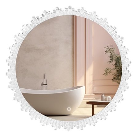 VÄGGSPIEGEL REA LED YH-3564 60CM TRANSPARENT