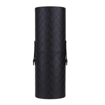 PU Læder Kosmetik Organizer Kosmetik Kopholder Makeup Boks Kunst Børste Taske Bærbar Beholder Makeup Værktøj~03919