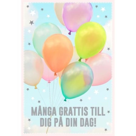 Dobbelt Børnekort Tillykke Med Fødselsdagen