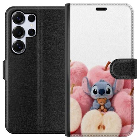 Kompatibelt Lommeboketui til Samsung Samsung Galaxy S25 Ultra Fargerikt kollasj med futuristiske jente grupp karakterer, hjerter og glitter i moderne