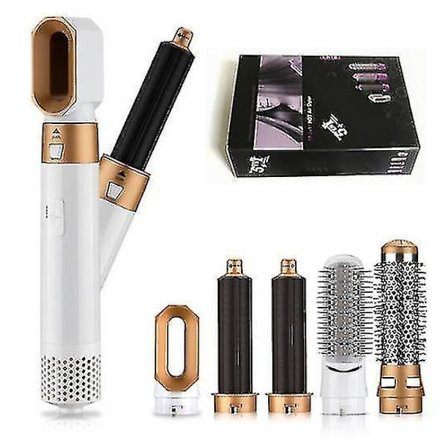 5 In 1 Hair Dryer Styler Air Wrap Brush Professional Electric Hot Air Brush Styling Tool Barber Household Hair Curler Brush Kit