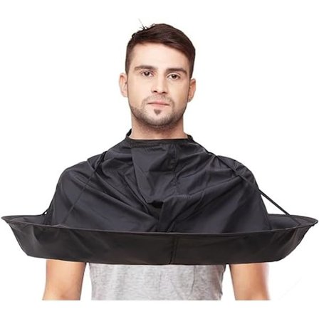 Frisørkappe for barn med gjennomsiktig