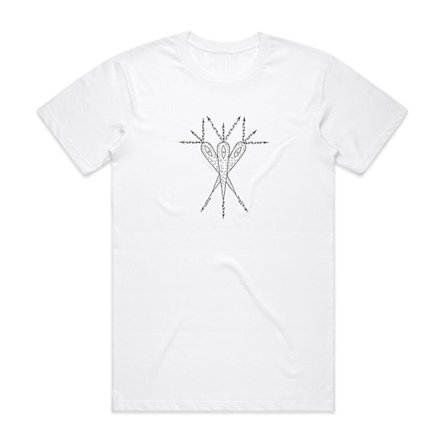 Oksennus Kolme Toista T-shirt Vit