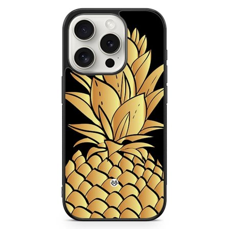 Bjornberry Skal iPhone 15 Pro - Guldig Ananas